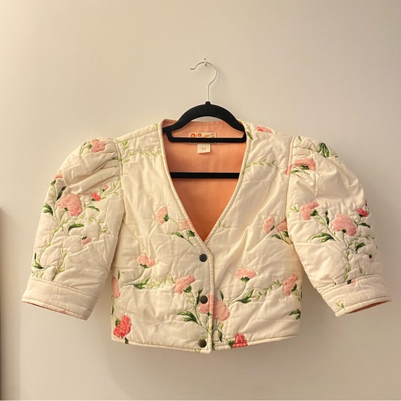 Honeybea Handmade Quilted Cropped Jacket - Picture 1 of 7